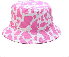 AWOCAN Cute Print Bucket Hat Summer Double-Side-Wear Reversible Fisherman Beach Sun Hats for Women Men - Womens Headwear - British D'sire
