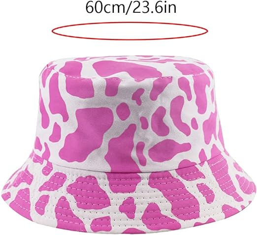 AWOCAN Cute Print Bucket Hat Summer Double-Side-Wear Reversible Fisherman Beach Sun Hats for Women Men - Womens Headwear - British D'sire