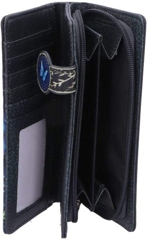 B4864P9 Lisa Parker Fairy and Owl Purse 18.5Cm, PU, Black, One Size - Women's Wallets - British D'sire