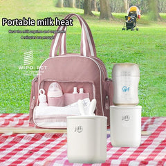 Baby Bottle Warmer USB Charging Bottle Heater Portable Milk Warmer For Warming Milk For Baby Mummy Outdoor - Bottles & Thermos - British D'sire