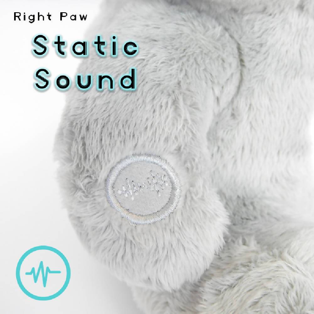 Baby Sleep Aid, with Automatic Cry Sensor & Night Light - Honey Bear (Silver) - Stuffed & Plush Animals - British D'sire