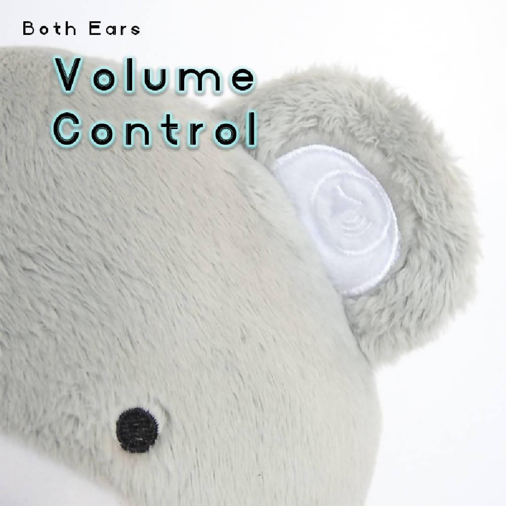 Baby Sleep Aid, with Automatic Cry Sensor & Night Light - Honey Bear (Silver) - Stuffed & Plush Animals - British D'sire