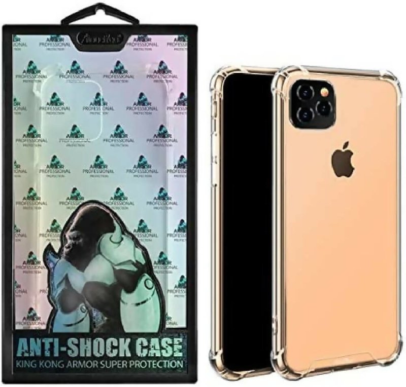 Backcover Anti-Shock TPU + PC for Apple iPhone 11 Pro Max (6.5) Transparent - Mobile Cases & Covers - British D'sire