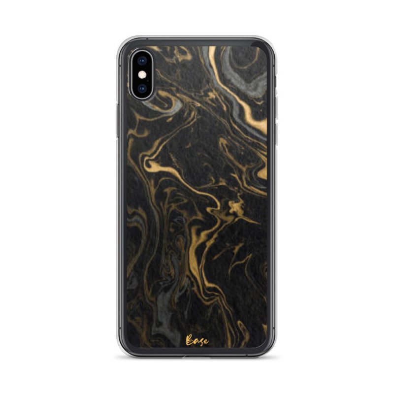 Base Apparel iPhone Case - Black Marble - Mobile Accessories - British D'sire
