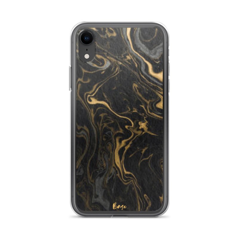 Base Apparel iPhone Case - Black Marble - Mobile Accessories - British D'sire