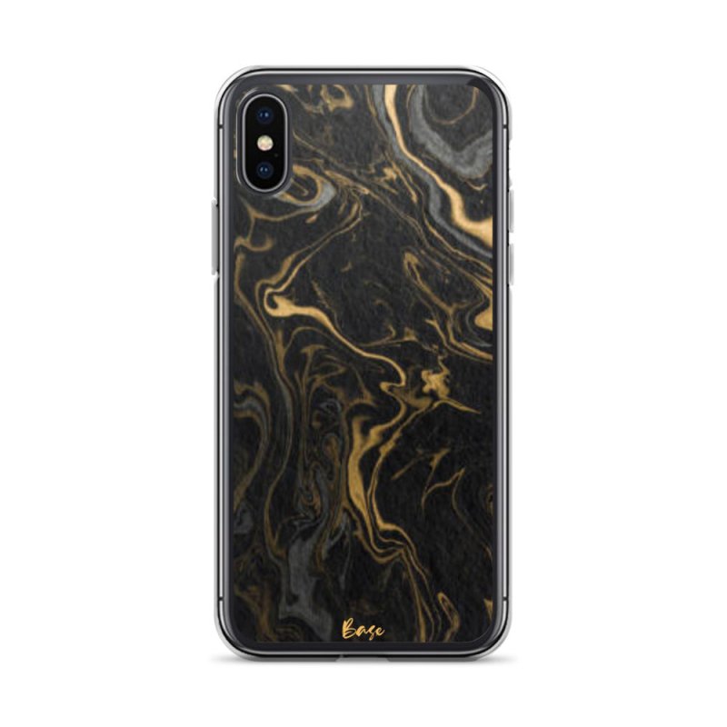 Base Apparel iPhone Case - Black Marble - Mobile Accessories - British D'sire