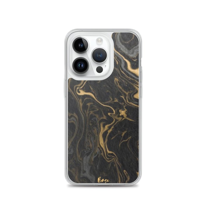 Base Apparel iPhone Case - Black Marble - Mobile Accessories - British D'sire