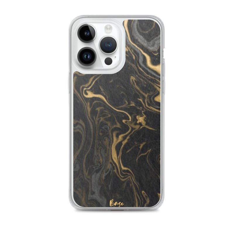 Base Apparel iPhone Case - Black Marble - Mobile Accessories - British D'sire