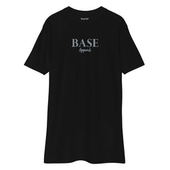 Base Apparel Men’s Embroidered Tee - BA Grey - Men's T-Shirts & Shirts - British D'sire