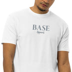 Base Apparel Men’s Embroidered Tee - BA Grey - Men's T-Shirts & Shirts - British D'sire