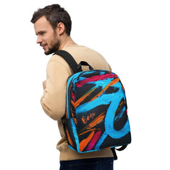 Base Apparel Minimalist Backpack - Brush Strokes - Bags & Accessories - British D'sire
