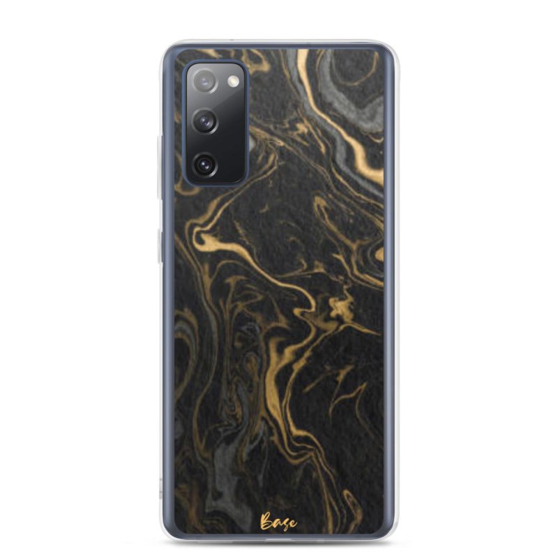 Base Apparel Samsung Case - Black Marble - Mobile Accessories - British D'sire