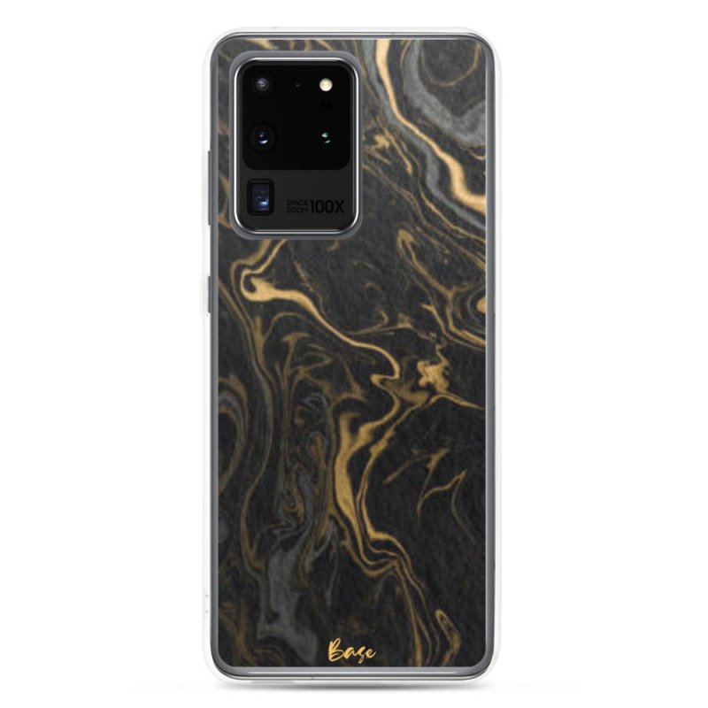 Base Apparel Samsung Case - Black Marble - Mobile Accessories - British D'sire