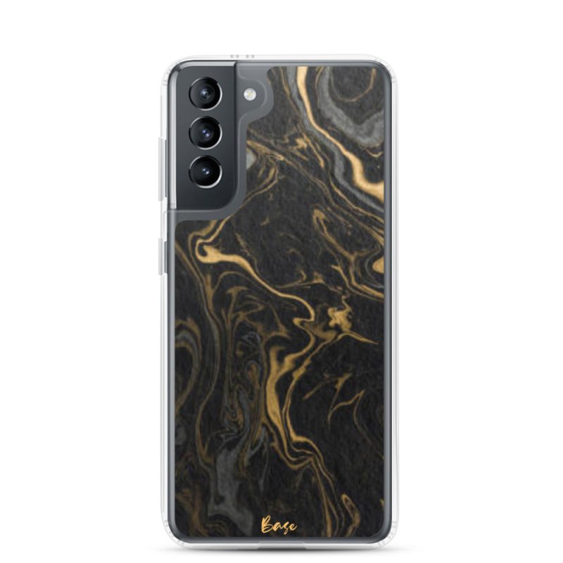 Base Apparel Samsung Case - Black Marble - Mobile Accessories - British D'sire