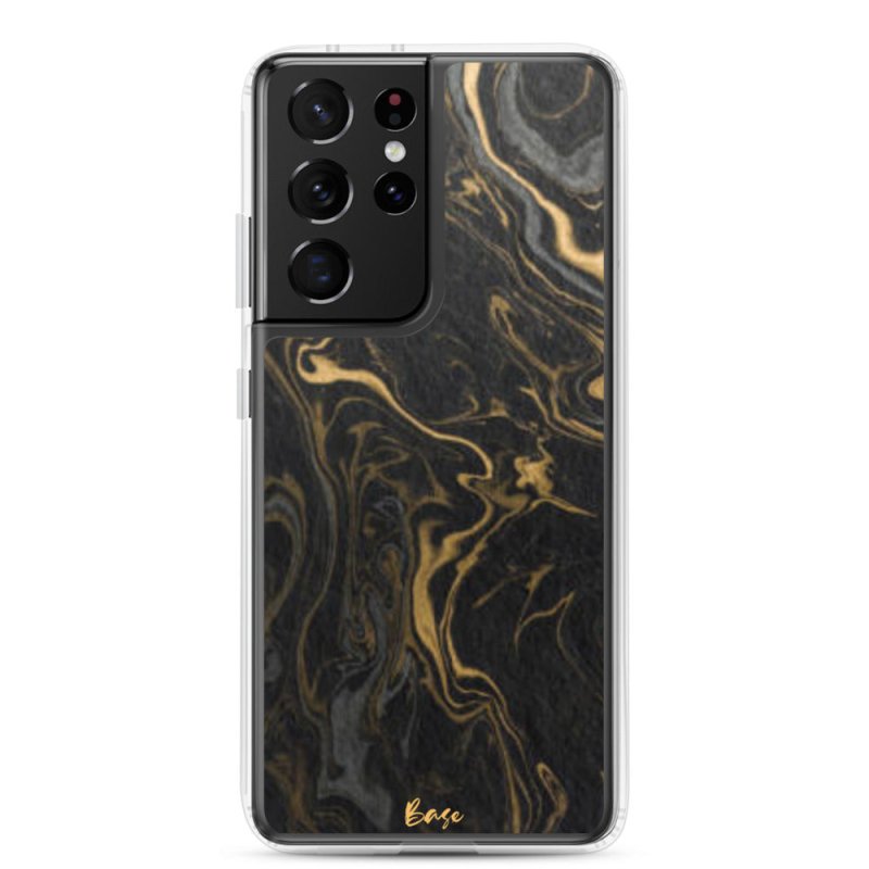 Base Apparel Samsung Case - Black Marble - Mobile Accessories - British D'sire