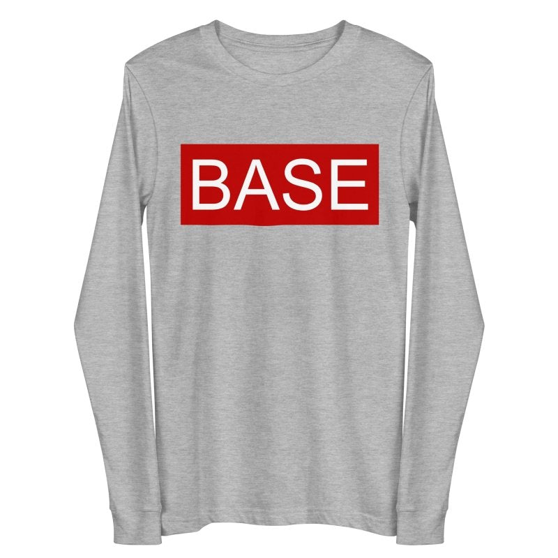 Base Apparel Women's Long Sleeve Tee - Red Label - Women's T-Shirts & Shirts - British D'sire