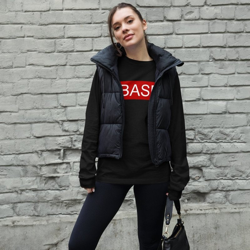 Base Apparel Women's Long Sleeve Tee - Red Label - Women's T-Shirts & Shirts - British D'sire