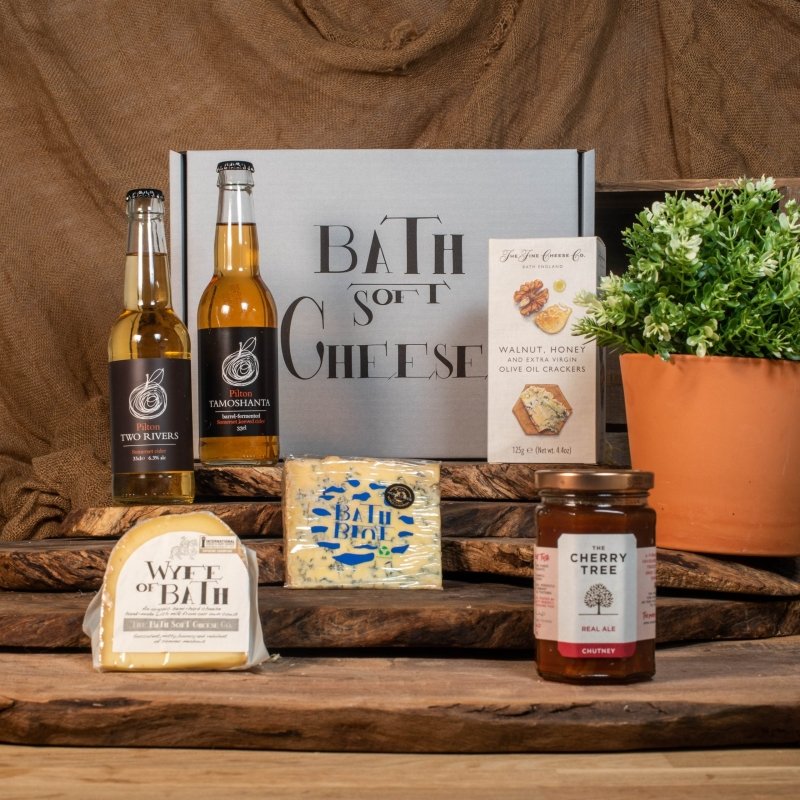 Bath Soft Cheese and Cider Pairing Box - Gift & Boxes - British D'sire