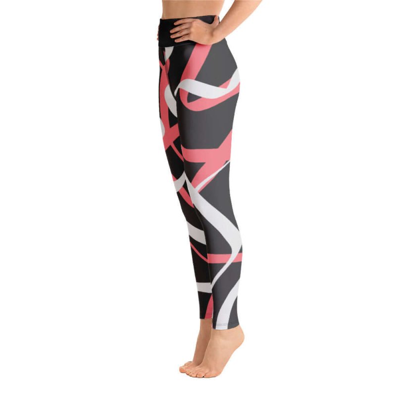 "Be You"- Leggings - ABSTRACT BLACK - Pants - British D'sire