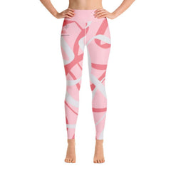 "Be YOU" - Leggings - ABSTRACT ROSE - Pants - British D'sire
