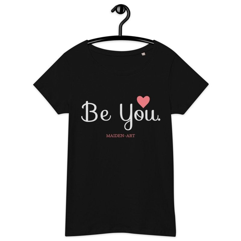 "Be You" organic t-shirt in Black - British D'sire