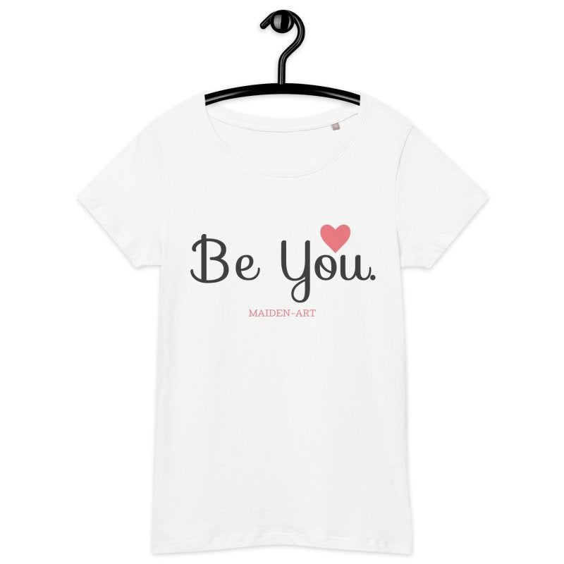 "Be You" organic t-shirt - in White, Pink, Light Grey and Dark Grey. - British D'sire
