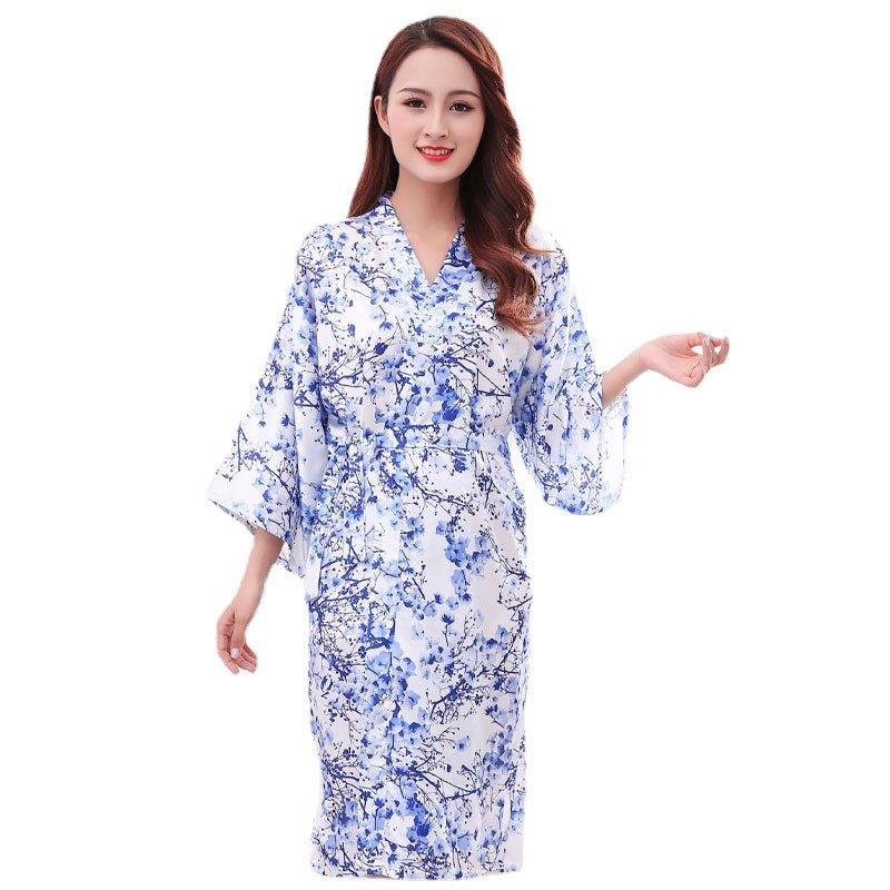 Bel Ombre Ladies Bathrobe - Women's Robe - British D'sire