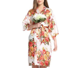 Bel Ombre Woman Floral Bathrobe - Robes - British D'sire