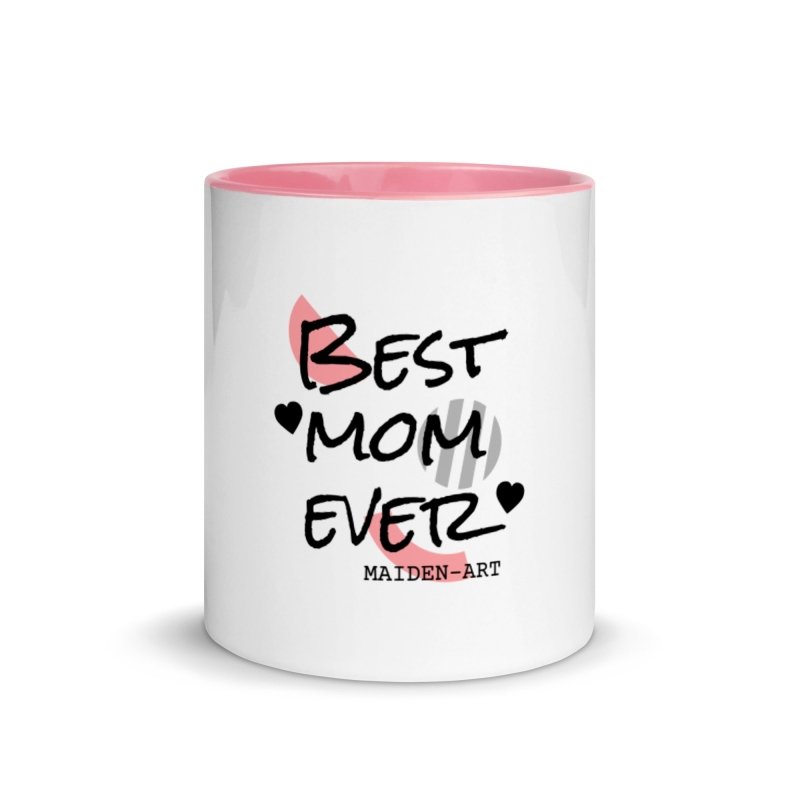 Best Mom Ever - Mug with Color Inside - Mugs - British D'sire