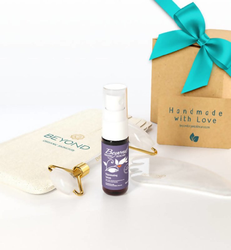 Beyond White Jade - Face Roller & Serum Set - Face Care - British D'sire
