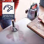 BISSELL SpotClean | Portable Carpet Cleaner | Lifts Spots and Spills with HeatWave Technology | Clean Carpets, Upholstery & Car | 36981 | Black/ Red - British D'sire