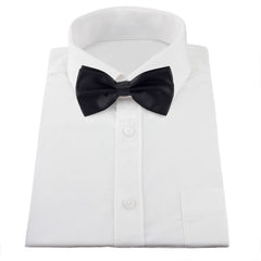 Black Silk Bow Tie - All Products - British D'sire