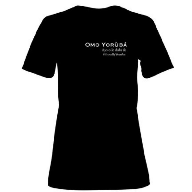 Black / White ‘Omo Yorùbá’ T-Shirt (Unisex) - T-shirts or Clothing - British D'sire