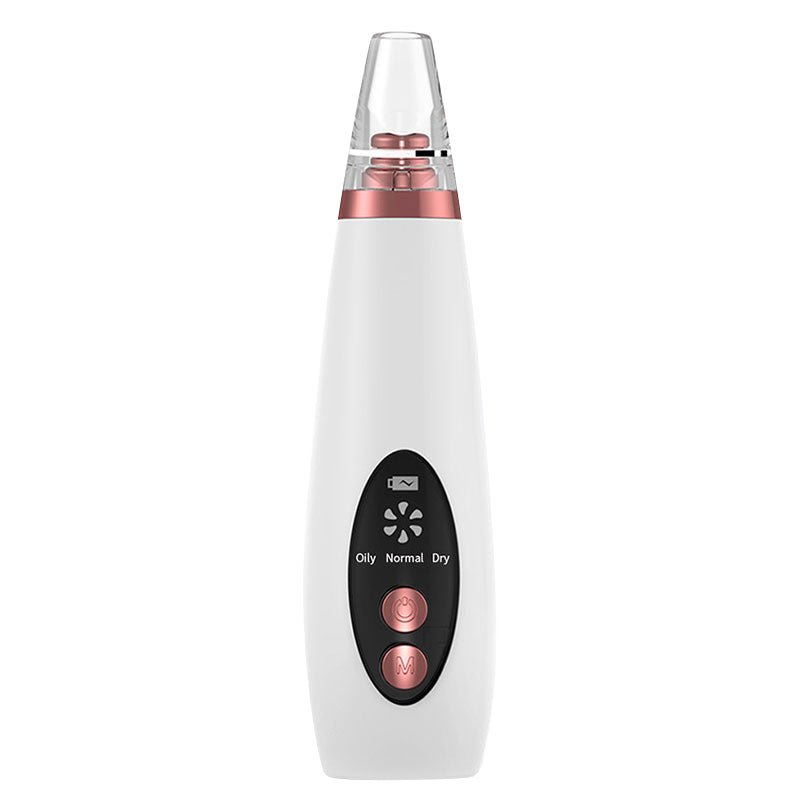 Blackhead Remover Pore Vacuum Cleaner - Upgraded Blackhead Suction Tool With Display-USB Rechargeable Facial Pore Cleanser 6 Replaceable Suction Probes For All Skin - Face Care - British D'sire