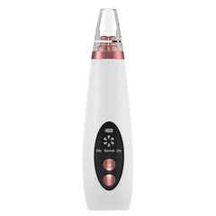 Blackhead Remover Pore Vacuum Cleaner - Upgraded Blackhead Suction Tool With Display-USB Rechargeable Facial Pore Cleanser 6 Replaceable Suction Probes For All Skin - Face Care - British D'sire