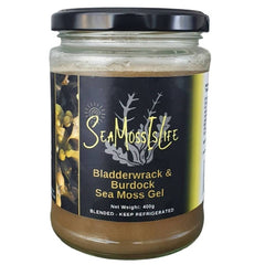 SeaMossIsLife - Bladderwrack and Burdock Sea Moss Gel - Herbal Supplements - British D'sire