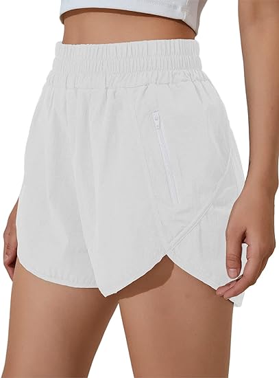 Women's Running Shorts with Pockets High Waisted Athletic Workout