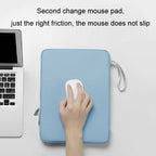 BUBM For IPad PU Leather Tablet PC Case With Carrying Strap, Color: Black(10.9 inches) - Tablet PC Case With Carrying Strap - British D'sire