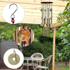 Bwinka Chinese Traditional Amazing Bronze Yard Garden Outdoor Living Wind Chimes 60-90cm (MT-213B) - British D'sire