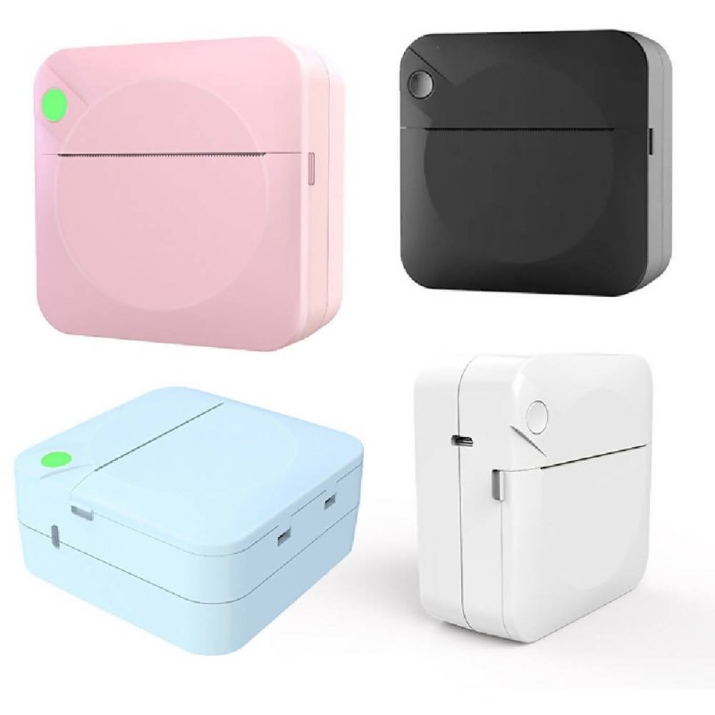 C17 Bluetooth Pocket Mini Label Printer Inkless Thermal Printer Wireless Photo Printer(White) - Inkless Thermal Printer - British D'sire