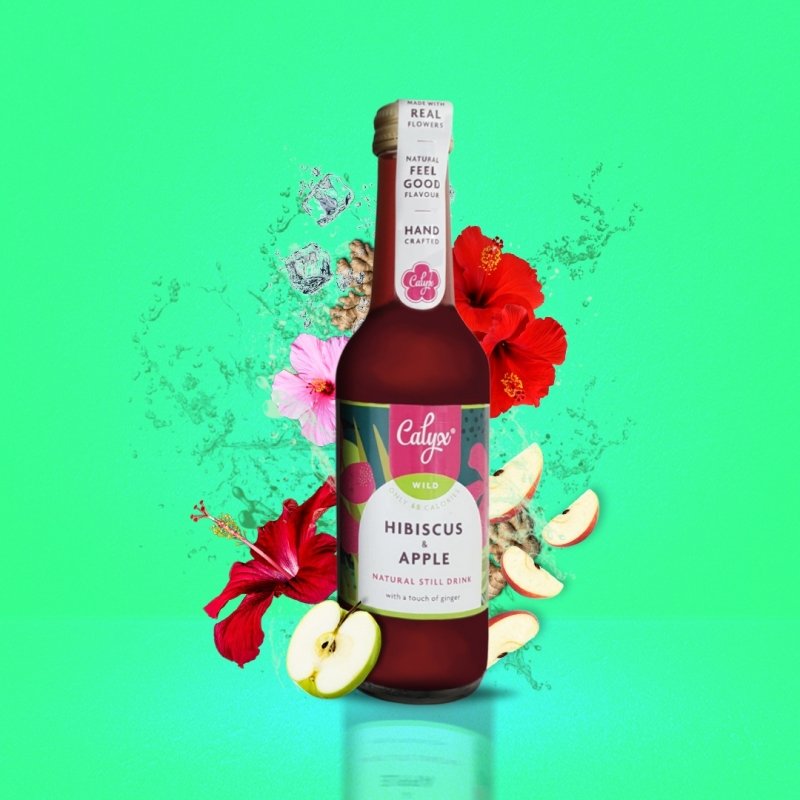 Calyx Wild Hibiscus & Apple 250ml Drinks Case Of 12 - Groceries & Foods - British D'sire