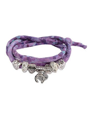 Camo Lilac Friendship Bracelets with Charms - Bracelets - British D'sire