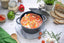 Cast Iron Pot with Lid – Non-Stick Ovenproof Enamelled Casserole Pot – Sturdy Dutch Oven Cookware – 4.7L, 24cm – by Nuovva - British D'sire