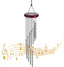 Changrongsheng Wind Chimes Indoor Outdoor Wind Chimes Metal Garden Wind Chimes Decorative Wind Chimes with 12 Aluminum Alloy Long Tubes for Patio Balcony Garden Backyard Home Decor Gift - British D'sire