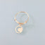 Clover 24k Gold Plated Moon Ring with Moon Pendant | Golden Ring - Rings - British D'sire