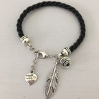 Clover Black Diffuser Bracelet | Diffuser Bracelet | Diffuser Jewelry | Perfume Diffuser jewelry | Pearl Perfume Bracelet | Essential Oils Diffuser - Bracelet - British D'sire