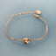 Clover Coffee Bean Bracelet in Gold Stainless Steel | Women's Bracelet | Gold Bracelet | Gift Jewelry | Christmas Gift Constellation - Bracelet - British D'sire