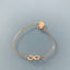 Clover Gold Stainless Steel Infinity Curb Women's Bracelet | Women's Bracelet | Gold Bracelet | Jewelry Gifts | Constellation Christmas Gift - Bracelet - British D'sire