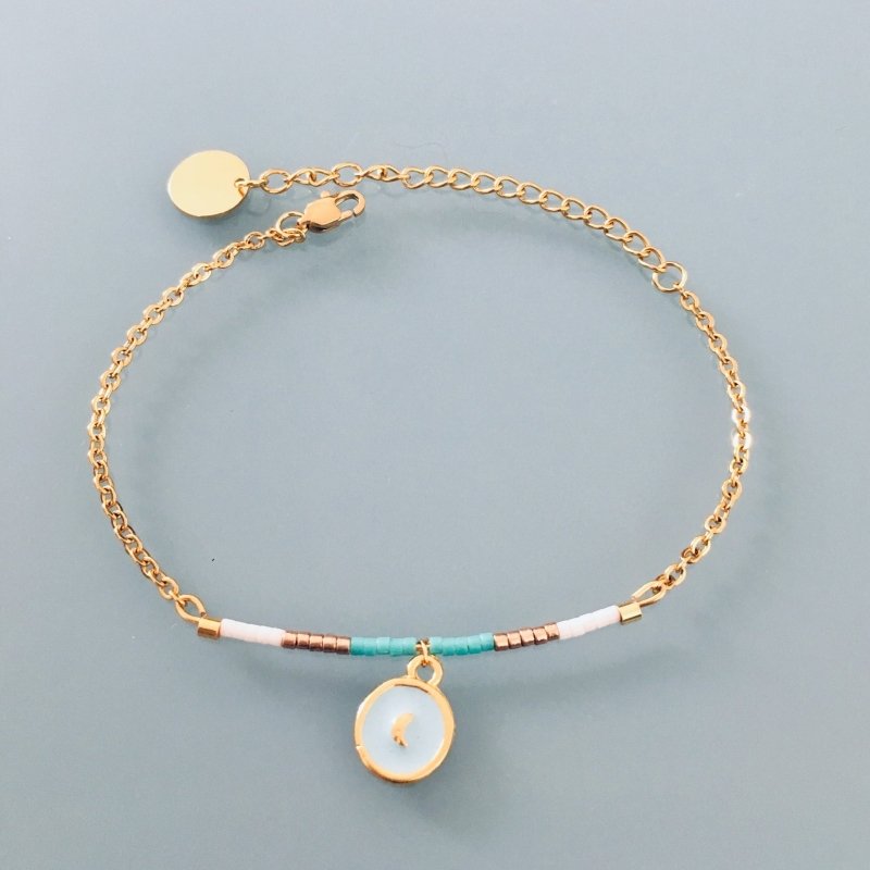 Clover Greek Eye Bracelet | 24K Gold Plated Greek Bracelet | Gold Bracelet | Christmas Gift | Gold Bracelet | Gift Jewelry | Gold Women Jewelry - Bracelet - British D'sire