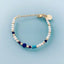 Clover Lapis Lazuli Bracelet | Women's Gourmet Bracelet | Magical Natural Stones and 24K Gold-Plated Heishi Beads | Golden Bracelet - Bracelet - British D'sire